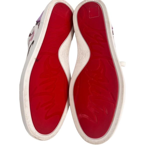 Christian Louboutin Gondolastrass Crystal Sneakers! 🫦 ❤️ Too Cute and Sparkling! - Picture 11 of 13